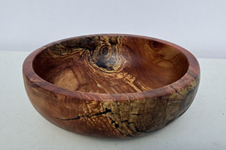Handmade wood bowls just finished from a variety of species of trees